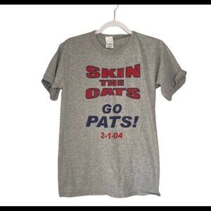 New England Patriots Superbowl XXXVIII Gray Shirt